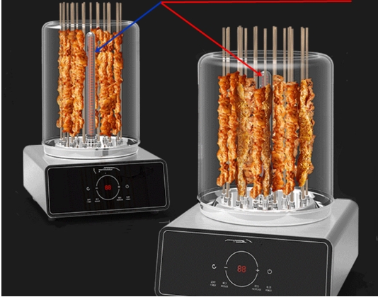 gold coated bread oven quartz tube