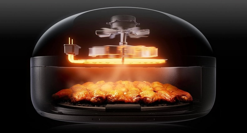 Auxiliary Heating Lamp for Oven